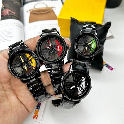 Wheel Design Watch – Available in Multiple Striking Colors